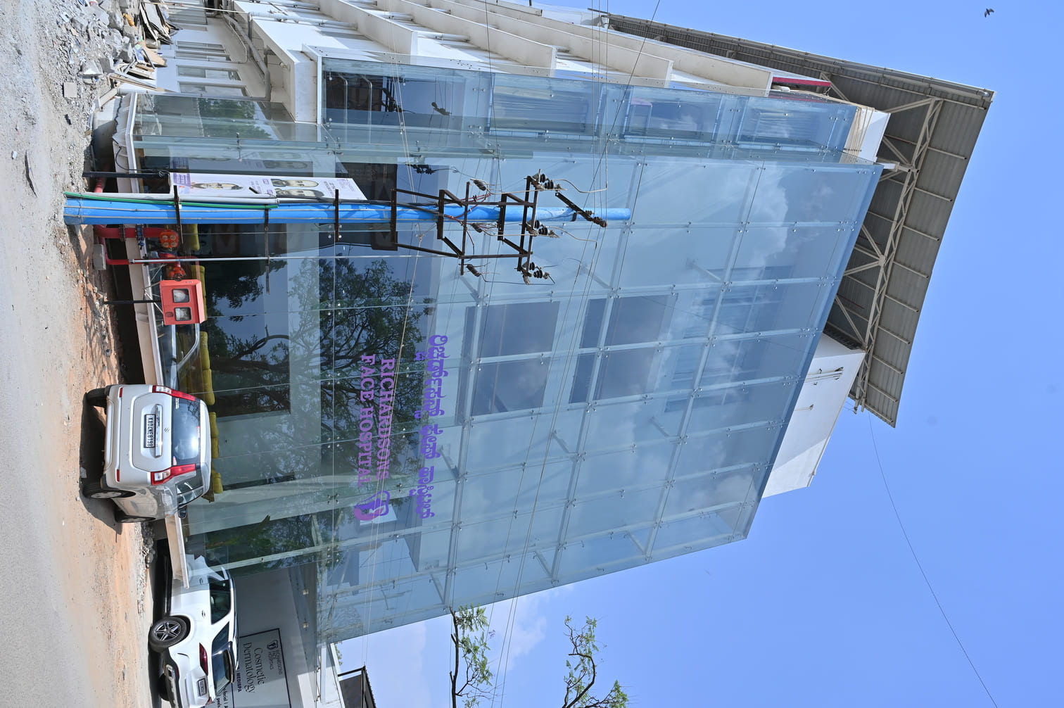 Mr Richardsons face hospital